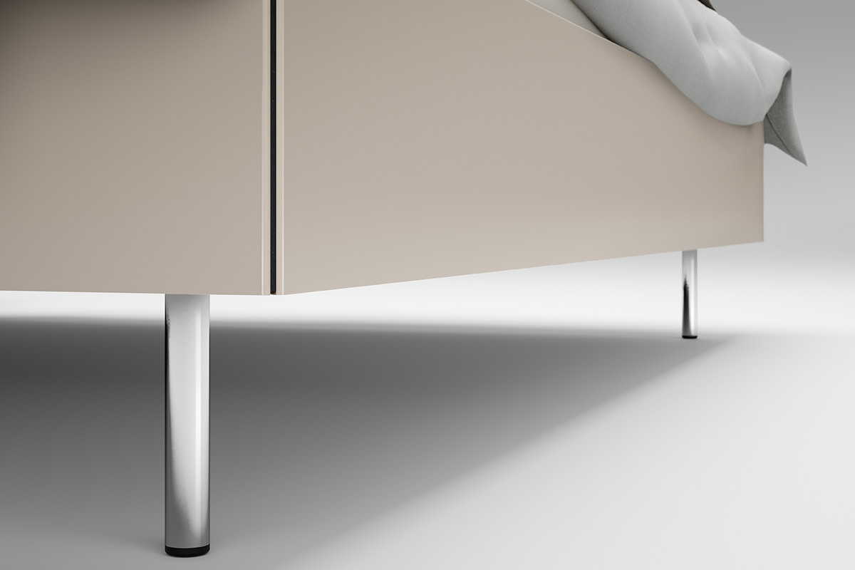 Füße, Sockel, Schwebebett - Sie haben die Wahl